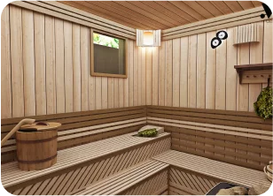 В банном комплексе